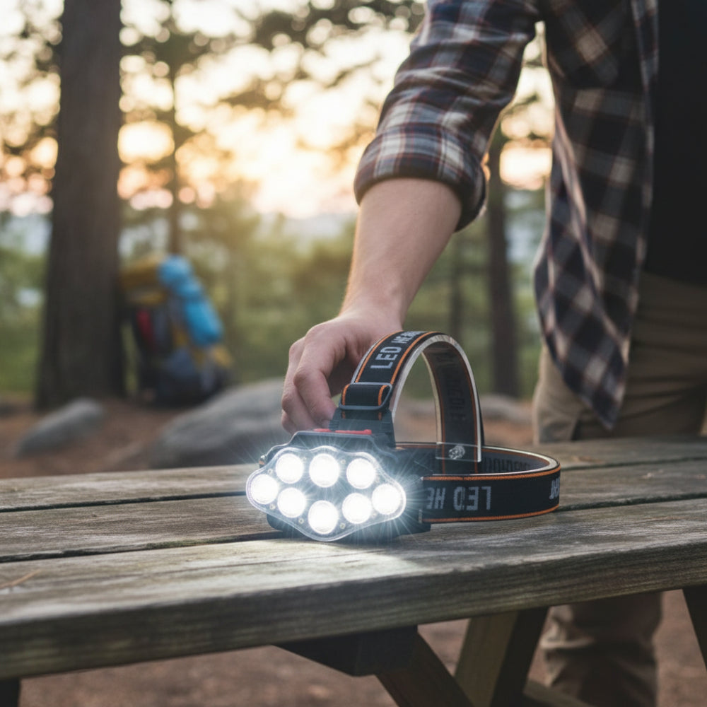 CAMPER Pro Pannlampa Uppladdningsbar